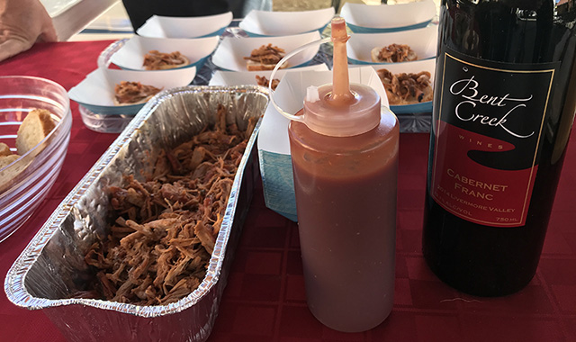 Pulled Pork with Cabernet Franc BBQ Sauce